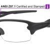 prescription safety glasses Canada ss713 black glasses 2