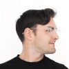 prescription safety goggles 8325 clear men side